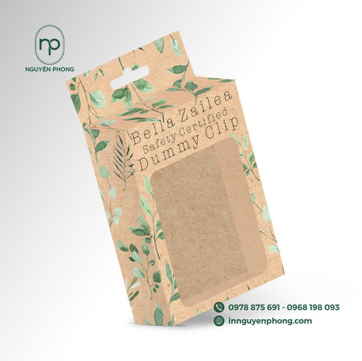 Mẫu hộp giấy Kraft đẹp